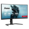 IIYAMA GCB3484WQSU-B2 (Red Eagle) - 34p VA - 0.6ms - 450cd - 2HDMI/DP/USB - 2x5W - Réglable - Noir | ECP Grossiste informatique