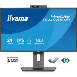 iiyama ProLite XB2497HSNH-B1 24IN IPS LCD 4MS 1920X1080 350CD M2 HDMI DP USB 2 écran plat de PC 60,5 cm (23.8") 1920 x 1080