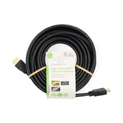 Nedis CVGL34060BK100 câble HDMI 10 m HDMI Type A (Standard) Noir