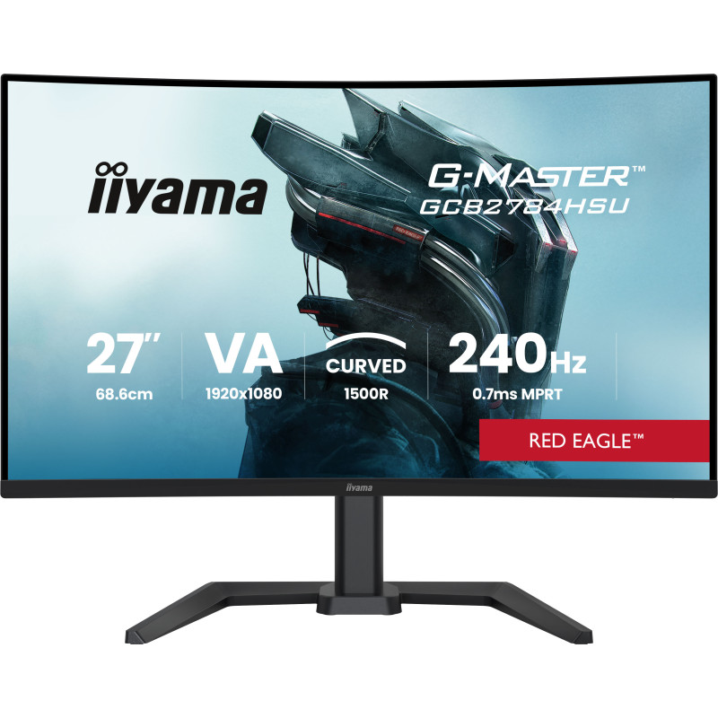 iiyama G-MASTER GCB2784HSU-B1 27" 240Hz écran plat de PC 68,6 cm (27") 1920 x 1080 pixels Noir
