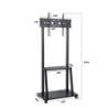 Chariot TV mobile ( VESA 600 x 400 ) - Noir | ECP Grossiste informatique