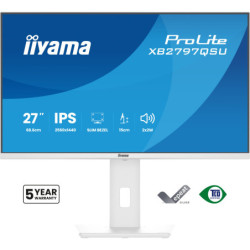 iiyama ProLite XB2797QSU-W1 écran plat de PC 68,6 cm (27") 2560 x 1440 pixels Quad HD LED Blanc