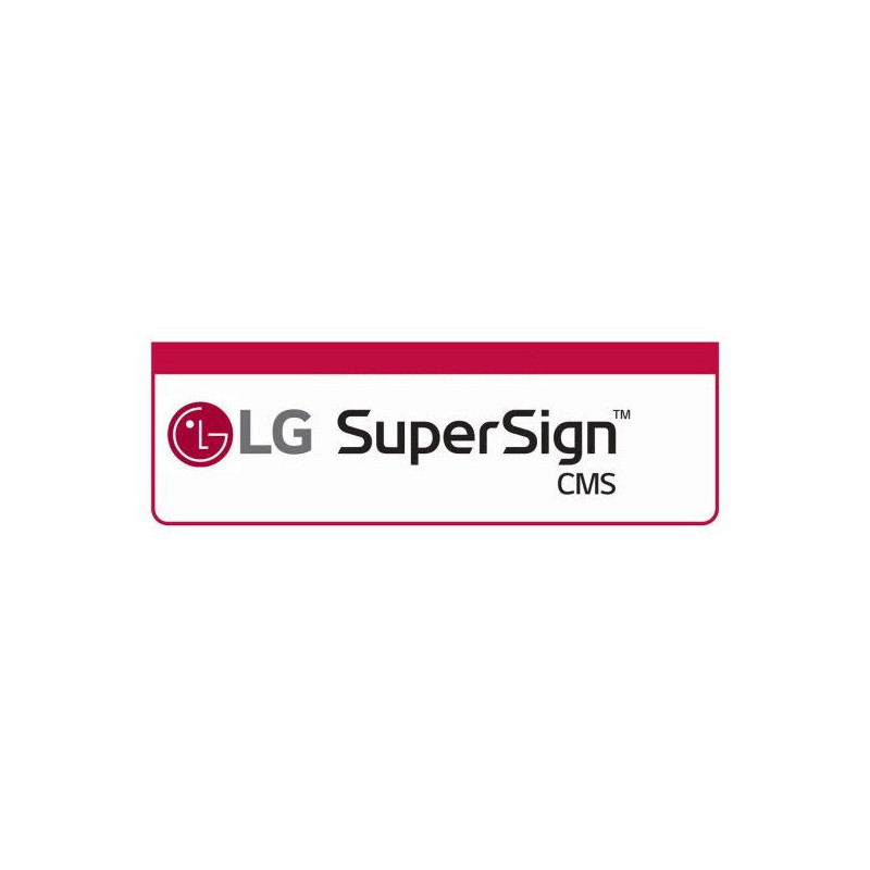 LG SuperSign CMS Licence 7 ans – Logiciel affichage dynamique LG