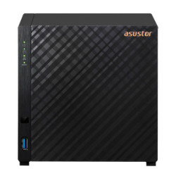 Asustor AS1204T NAS Tower Realtek RTD1619B 1 Go DDR4 0 To ADM Noir