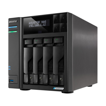 Asustor LOCKERSTOR 4 Gen2 + (AS6704T v2) NAS Bureau N5105 4 Go DDR4 0 To ADM Noir