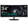 GIGABYTE G34WQC2 Moniteur Gaming Incurvé 34” WQHD - 3440 x 1440, 1500R, 200Hz, 1ms, 450 cd m², AMD FreeSync Premium, DisplayHDR