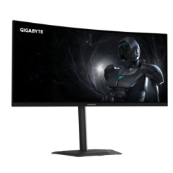 GIGABYTE G34WQC2 Moniteur Gaming Incurvé 34” WQHD - 3440 x 1440, 1500R, 200Hz, 1ms, 450 cd m², AMD FreeSync Premium, DisplayHDR