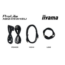 IIYAMA XB2493HSU-B1 (ProLite) - Moniteur 23,8p Full HD - HDMI - DP - 2xUSB - Haut-parleurs - Reglable - Noir