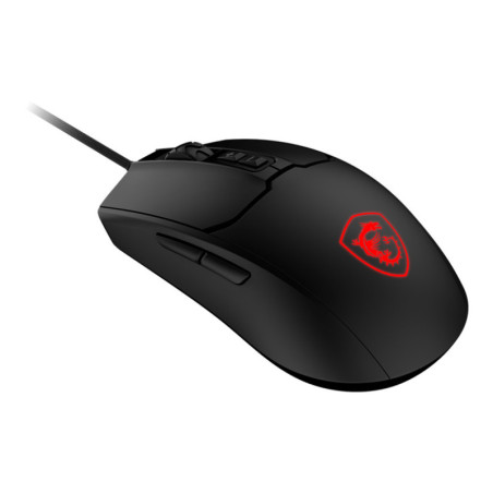 MSI FORGE GM100 souris Gaming Ambidextre USB Type-A Optique 6400 DPI