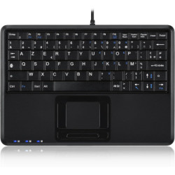 PERIBOARD-510 H PLUS FR Clavier AZERTY Super Mini Touchpad avec Hub USB 2p | ECP Grossiste informatique