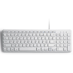PERIBOARD-213 FR B Noir Clavier AZERTY Compact | ECP Grossiste informatique