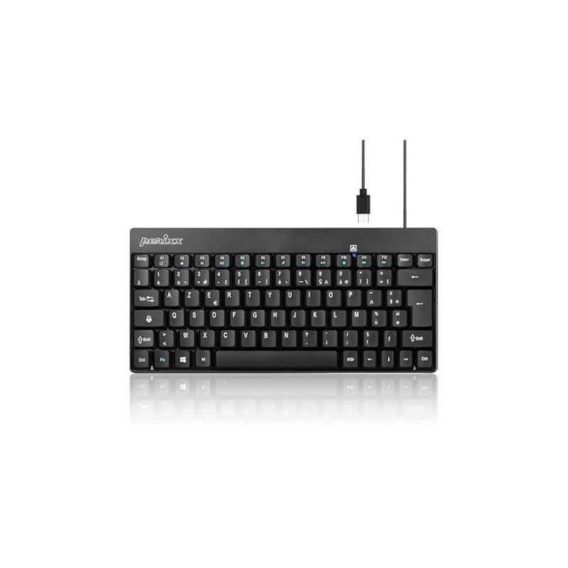 PERIBOARD-422 Mini Clavier USB AZERTY USB-C (11936) | ECP Grossiste informatique