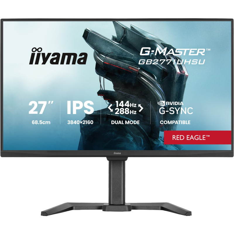 iiyama G-MASTER GB2771UHSU-B1 écran plat de PC 68,6 cm (27") 3840 x 2160 pixels 4K Ultra HD LED Noir