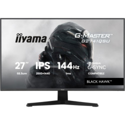 iiyama G-MASTER G2741QSU-B1 écran plat de PC 68,6 cm (27") 2560 x 1440 pixels Noir
