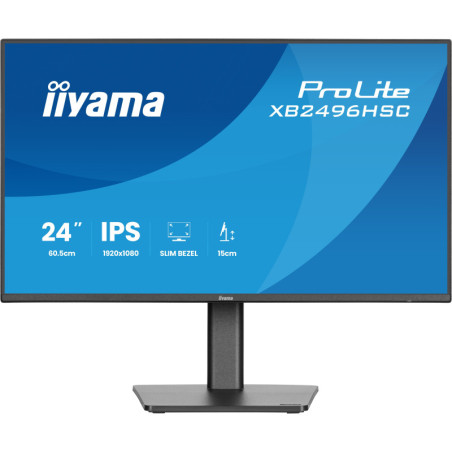 iiyama ProLite XB2496HSC-B1 écran plat de PC 61 cm (24") 1920 x 1080 pixels Full HD LED Noir