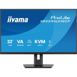 IIYAMA XB3294UHSCP-B1 (Prolite) - 31,5p VA 4K 400cdm² 2ms 2HDMI-1DP USB-C x1 (PD 95W) USB-C DOCK 2 | ECP Grossiste informatique