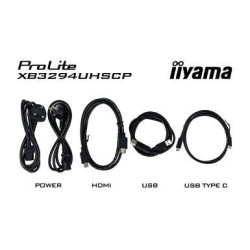 IIYAMA XB3294UHSCP-B1 (Prolite) - 31,5p VA 4K 400cdm² 2ms 2HDMI-1DP USB-C x1 (PD 95W) USB-C DOCK 2 | ECP Grossiste informatique