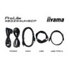 IIYAMA XB3294UHSCP-B1 (Prolite) - 31,5p VA 4K 400cdm² 2ms 2HDMI-1DP USB-C x1 (PD 95W) USB-C DOCK 2 | ECP Grossiste informatique
