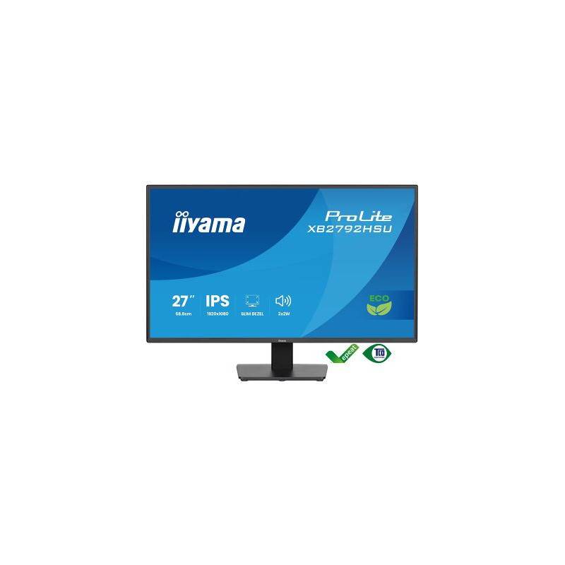 IIYAMA X2792HSU-B1 (ProLite) - 27p IPS FHD 3ms 350cd/m² , HDMI-DP, 2USB 2x2W Noir | ECP Grossiste informatique