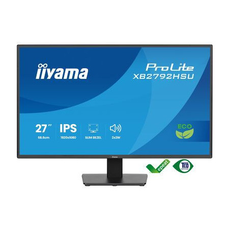 IIYAMA X2792HSU-B1 (ProLite) - 27p IPS FHD 3ms 350cd/m² , HDMI-DP, 2USB 2x2W Noir | ECP Grossiste informatique