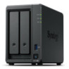 Synology DiskStation DS725+ serveur de stockage NAS Ryzen Embedded R1600 4 Go DDR4 0 To Noir