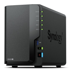 Synology DS225+ 2 Bay NAS Bureau Intel® Celeron® J4125 2 Go DDR4 Synology DSM Noir