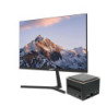 KIT00047487 Kit UC mini PC LIVA Q3 Plus AMD V1650B 8Go 128G EMMC + Ecran Dahua 27 pouces | ECP Grossiste informatique