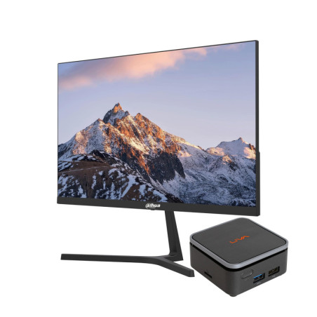 Kit UC LIVA Q2 N5030 4Go 64G EMMC sans OS + Ecran Dahua 27 pouces | ECP Grossiste informatique