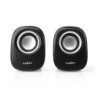 haut-parleur PC 2.0 12 W 3.5 mm Mâle Alimenté par port USB Contrôle du Volume