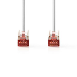 Nedis CCGL85221WT75 câble de réseau Rouge, Blanc 7,5 m Cat6 S FTP (S-STP)