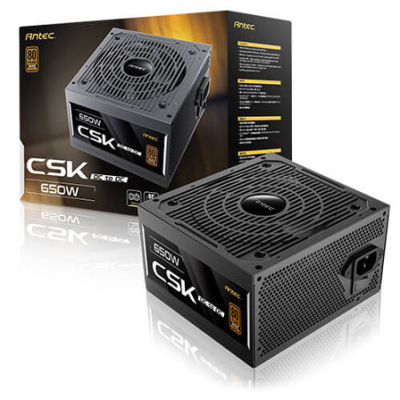 ANT CSK650DC EC 80+ Bronze 650W F120MM | ECP Grossiste informatique
