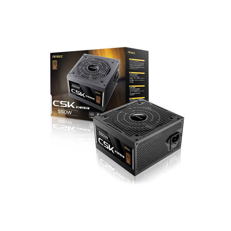 ANT CSK550DC EC 80+ Bronze 550W F120MM | ECP Grossiste informatique