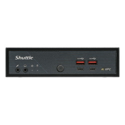 Shuttle Slim AI PC DN11H7 Intel Core Ultra 7 155H, Intel Arc graphics, 2xHDMI, 2x DP, 4x 2.5 Gbit LAN, VESA, 24 7