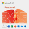 Microsoft 365 Personnel - Dématérialisé (mail) - 1 an - 1 utilisateur - 5 appareils - PC/MAC - Officiel