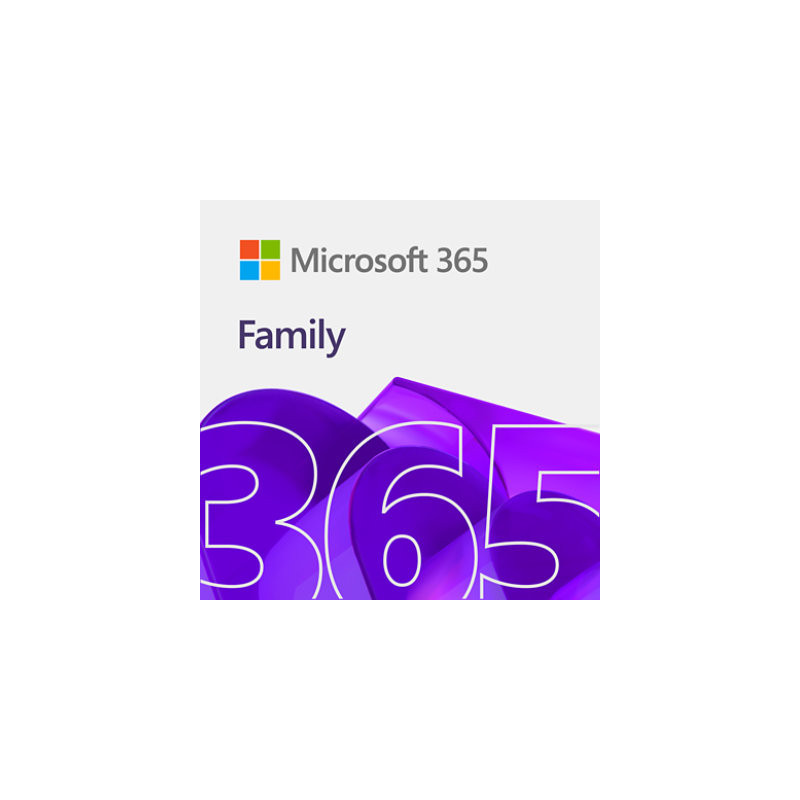 Microsoft Office 365 Family Office suite 1 licence(s) Multilingue 1 année(s)