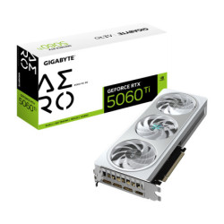 GIGABYTE GeForce RTX 5060 Ti AERO OC 8G Carte Graphique – 8 Go GDDR7, 128 bits, PCI-E 5.0, 2647 MHz Fréquence du processeur, 3