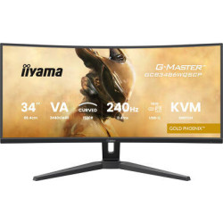 IIYAMA GCB3486WQSCP-B1 (Gold Phoenix) - 34p VA UWQHD incurvé 0,4ms 500cd/m² 2HDMi-DP USB-C.Dock RJ | ECP Grossiste informatique
