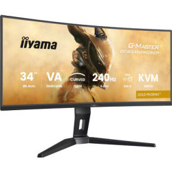 IIYAMA GCB3486WQSCP-B1 (Gold Phoenix) - 34p VA UWQHD incurvé 0,4ms 500cd/m² 2HDMi-DP USB-C.Dock RJ | ECP Grossiste informatique