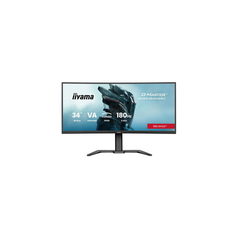 IIYAMA GCB3484WQSU-B1 (Red Eagle) - 34p VA 3440x1440 Incurvé 0.4ms 500cd/m² 2HDMI-DP 4USB 2x5W Rè | ECP Grossiste informatique