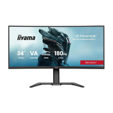 IIYAMA GCB3484WQSU-B1 (Red Eagle) - 34p VA 3440x1440 Incurvé 0.4ms 500cd/m² 2HDMI-DP 4USB 2x5W Rè | ECP Grossiste informatique