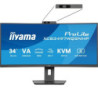 IIYAMA XCB3497WQSNPH-B1 (Prolite) - 34p VA UWQHD Incurvé 0.4ms 350cd/m² 2HDMI-DP USB-C.DOCK KVM 2x | ECP Grossiste informatique