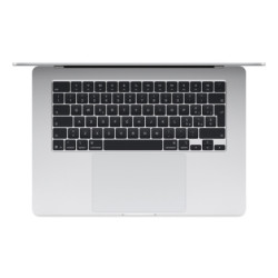 Apple MacBook Air Apple M M4 Ordinateur portable 38,9 cm (15.3") 24 Go 512 Go SSD Wi-Fi 6E (802.11ax) macOS Sequoia Argent