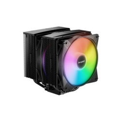 be quiet! PURE ROCK PRO 3 Black/ Ventirad double tour, socket Intel et AMD, finition noire, ARGB