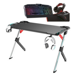 Bureau Gamer + pack CLavier+Souris+TAPIS+CASQUE RGB offert | ECP Grossiste informatique