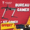 Bureau Gamer + pack CLavier+Souris+TAPIS+CASQUE RGB offert | ECP Grossiste informatique