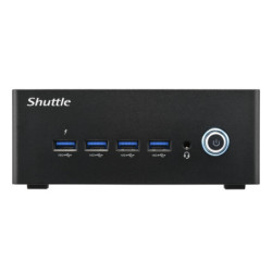 Shuttle Nano PC NT10H5, Intel Core Ultra 5 125H, Intel Arc graphics, 2xHDMI, 2xUSB 4.0 (DP), 2x2.5Gbit LAN, VESA, 24 7