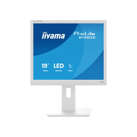 IIYAMA B1980S-W1 (Prolite) - 19p FHD TN 3ms HDMI-DP 2x2W Règlable Blanc | ECP Grossiste informatique
