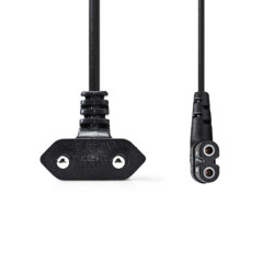 Nedis PCGB11055BK20 câble électrique Noir 2 m CEE7 16 IEC C7