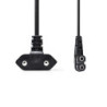 Nedis PCGB11055BK20 câble électrique Noir 2 m CEE7 16 IEC C7