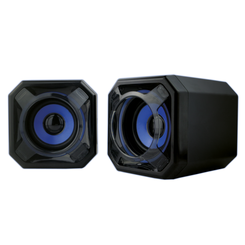 HAUT PARLEUR BERSERKER GAMING HABROK BLEU/NOIR | ECP Grossiste informatique